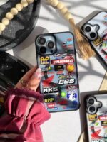 قاب شفاف طرح لوگوهای تیونینگ و اسپرت گوشی آیفون 13 پرو