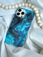 قاب هولوگرامی جوهر آبی Blue Ink گوشی آیفون 12 پرومکس