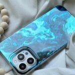 قاب هولوگرامی جوهر آبی Blue Ink گوشی آیفون 13 پرومکس