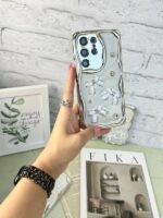 قاب کرومی پاپیون برجسته شاینی گوشی سامسونگ S22 اولترا