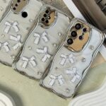 قاب کرومی پاپیون برجسته شاینی گوشی سامسونگ S23 اولترا