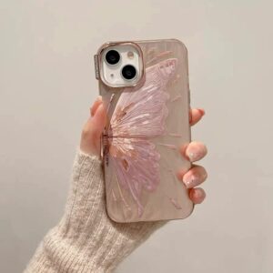 قاب پروانه صورتی pink butterfly گوشی آیفون 11