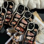 قاب سامسونگ A21s خرسی شکلاتی فانتزی