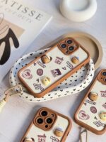 قاب آیفون 11 پرو شکلاتی خرسی Choco Bear با آویز