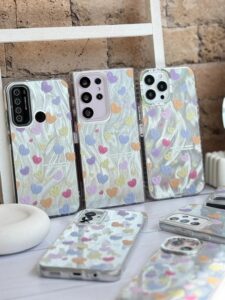 قاب شیائومی ردمی نوت 10 پرو 4g براش قلبی مداد رنگی