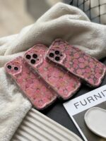 قاب آیفون گل رز و پروانه