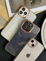 قاب شاینی Gold Lens آیفون