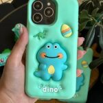قاب Dino سیلیکونی برجسته آیفون
