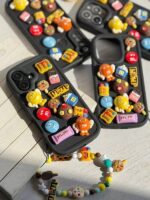 قاب آیفون 7 پلاس و آیفون 8 پلاس M&M برجسته عروسکی