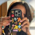 قاب آیفون 16 پرومکس M&M برجسته عروسکی فانتزی