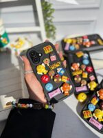 قاب شیائومی ردمی نوت 10 پرو 4g طرح M&M برجسته عروسکی فانتزی