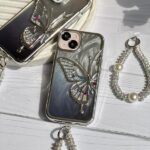 قاب آیفون 11 پرومکس پروانه آکواریومی براش با آویز