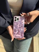 قاب گوشی شیائومی ردمی نوت 13 پرو 5g موج صورتی قلبی