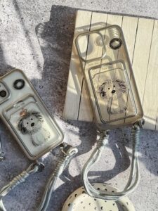 قاب گوشی آیفون 11 پرومکس جاکارتی دار نقاشی سگ کیوت