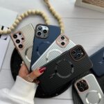 قاب گوشی آیفون مگ سیف طرح کرکره ای مدل iPhone 15 pro