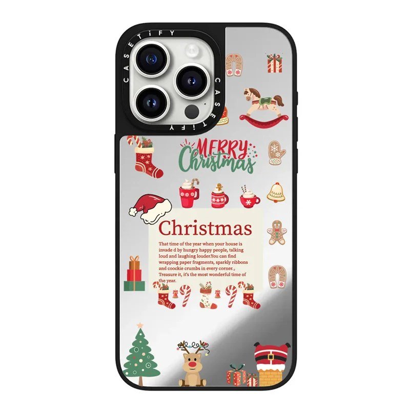 قاب گوشی آینه ای طرح کریسمس Christmas (سفارشی) 1 قاب گوشی آینه ای طرح کریسمس Christmas (سفارشی)