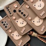 قاب بچه خرس با بند طنابی سامسونگ A51