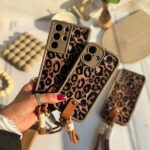 قاب گوشی سامسونگ A14 طرح پلنگی با آویز