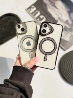 قاب گوشی آیفون 13 پرومکس طرح مگ سیف اکلیلی