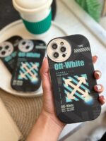 قاب Off-White لنز رینگی مشکی (کدC1321)