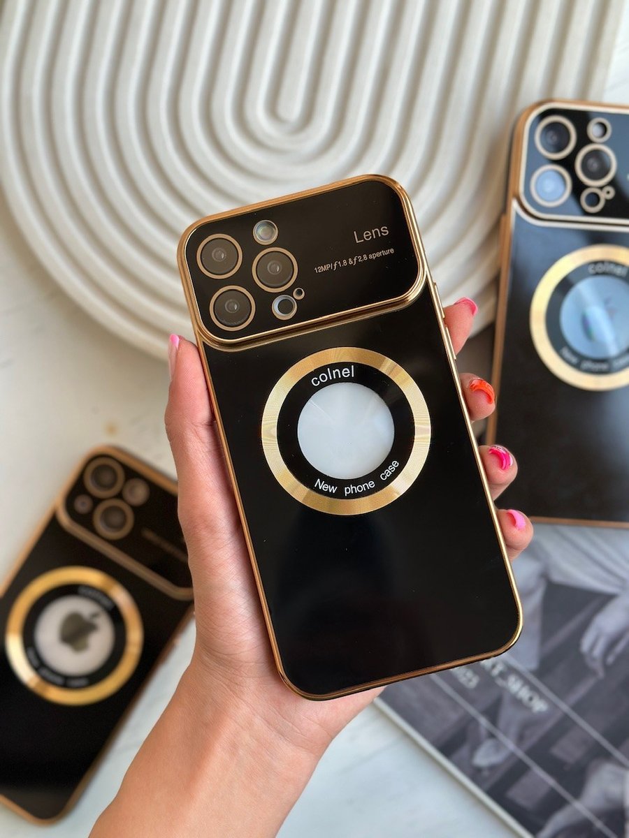 قاب Lens MyCase مگ سیف دار مشکی (کدC1375) 1 قاب Lens MyCase مگ سیف دار مشکی (کدC1375)