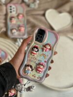 قاب ice cream girls هولوگرامی با آویز (کدC1386)
