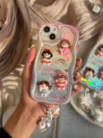 قاب ice cream girls هولوگرامی با آویز (کدC1386)