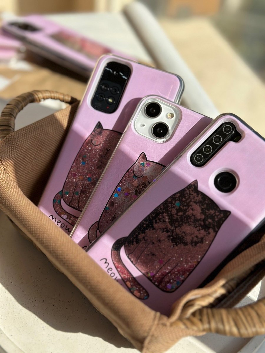 قاب گربه صورتی آکواریومی Meow (کدC1391) 1 قاب گربه صورتی آکواریومی Meow (کدC1391)
