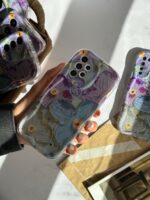 قاب گل آبرنگی آیفون و سامسونگ و شیائومی (کدC1467)
