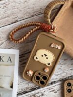 قاب Baby Bear با بند طنابی آیفون (کدC1468)
