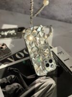 قاب Silver YSL با آویز (کدC1477)