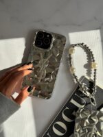 قاب Silver YSL با آویز (کدC1477)