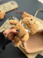 کاور ایرپاد تدی عروسک پشمی رنگ روشن (کدa0071)