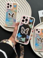 قاب Romantic Butterfly با بند پروانه ای (کدC1576)