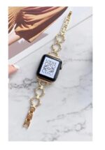 بند اپل واچ فلزی طرح رینگی Gucci design (کدw5010)