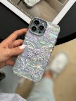 قاب PoutapCase Butterfly یخی هولوگرامی (کدC1618)