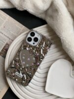 قاب قلب گیلاسی آینه ای (کدC1627)