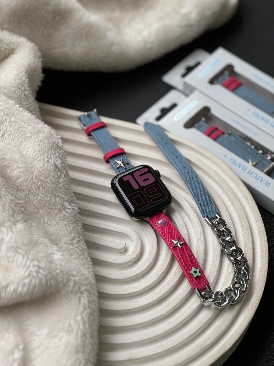 بند اپل واچ کارتیر جین Jean Cartier (کدw5012) 1 بند اپل واچ کارتیر جین Jean Cartier (کدw5012)