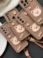 قاب Baby Bear با بند طنابی سامسونگ و شیائومی (کدC1655)