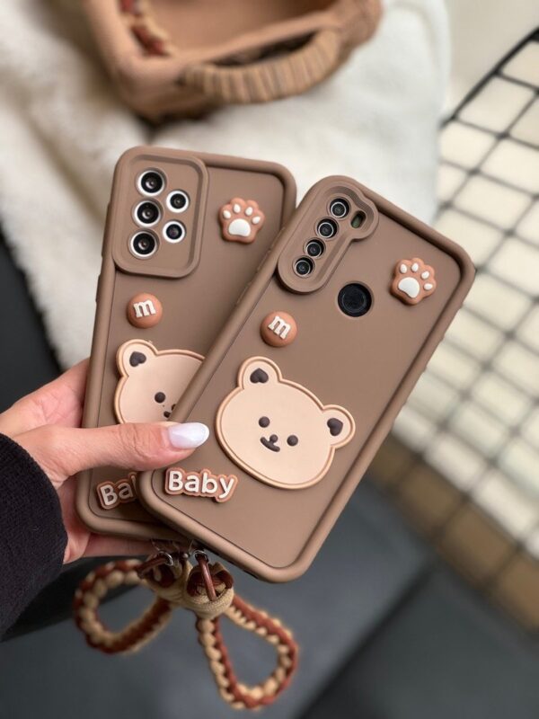 قاب Baby Bear با بند طنابی سامسونگ و شیائومی (کدC1655)