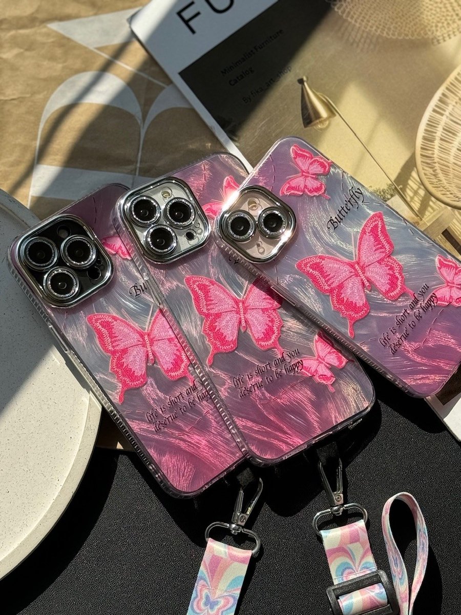 قاب Pink Butterfly (کدC1660) 1 قاب Pink Butterfly (کدC1660)