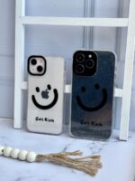 قاب Smile اکلیلی شفاف آیفونی (کدC1735)