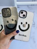 قاب Smile اکلیلی شفاف آیفونی (کدC1735)