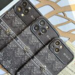 قاب Black Design گل نقره ای (کدC1762)