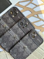قاب Black Design گل نقره ای (کدC1762)