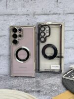 قاب ایربگ دار Magsafe با گلس لنز سری S سامسونگ (کدC1782)