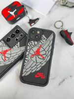 قاب سالید Nike Air Jordan برجسته آیفون و سامسونگ و شیائومی (کدC1852)