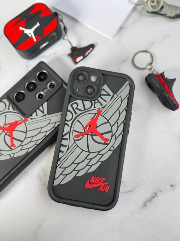 قاب سالید Nike Air Jordan برجسته آیفون و سامسونگ و شیائومی (کدC1852)
