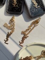 قاب Black YSL آکواریومی با آویز (کدC1936)