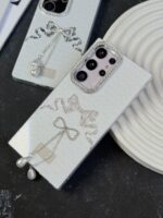 قاب پاپیون دور لنز نگین/شاین Lovely Power سامسونگ و شیائومی (کدC2262)